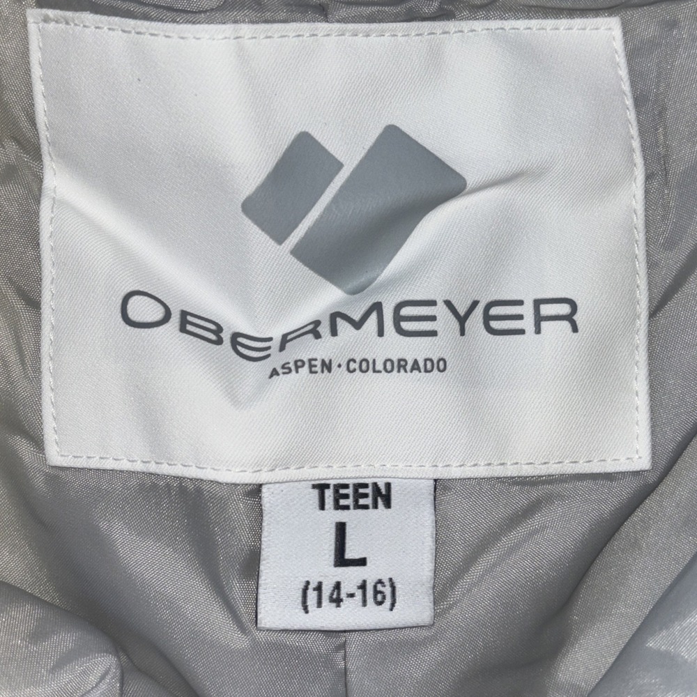 Obeymeyer Girl Teen White Brooke Ski Snow Pants Large 14/16 Style 35030... - Picture 5 of 8